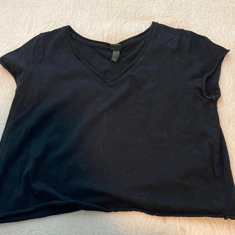black crop top
